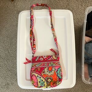 Vera Bradley Crossbody - Pink Swirls